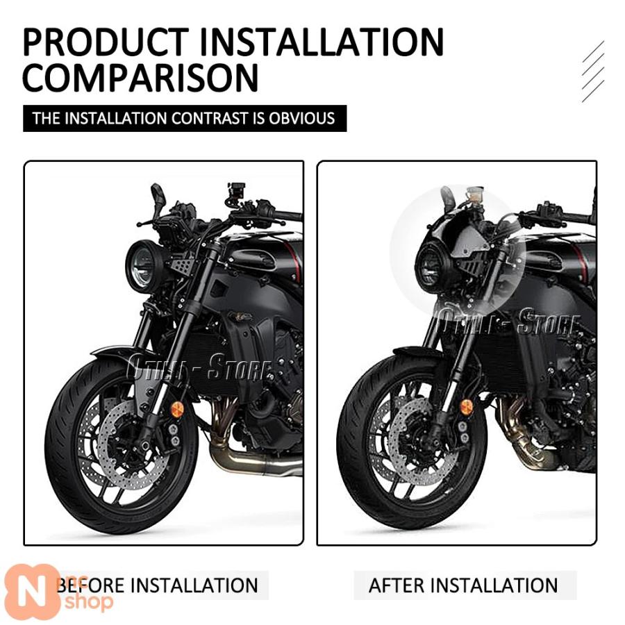 並行輸入品】 ヤマハ XSR 900 XSR900 2022 2023用 バイクフロント