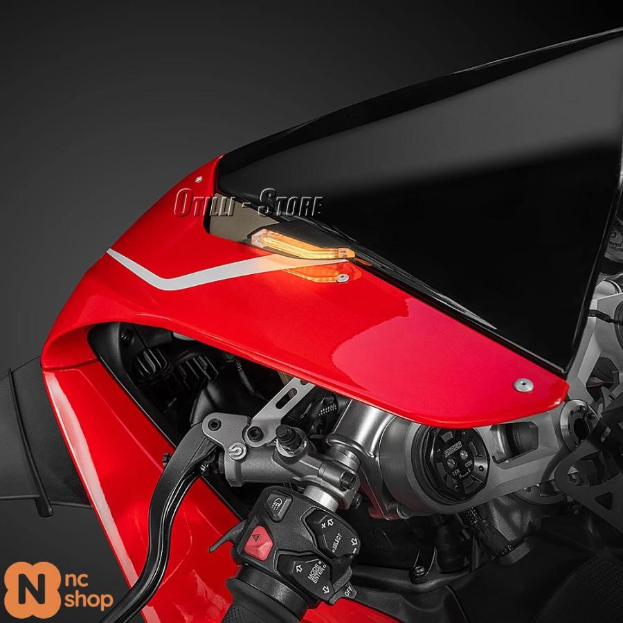 LEDウィンカーライト パニガーレ V2 V4 バイク用フロント点滅 LEDウィンカーライト パニガーレ V2 V4 バイク用フロント点滅