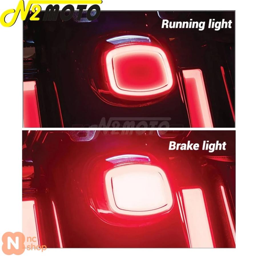 スモーク バイク LEDテールランプ リアブレーキランライト スモーク バイク LEDテールランプ リアブレーキランライト