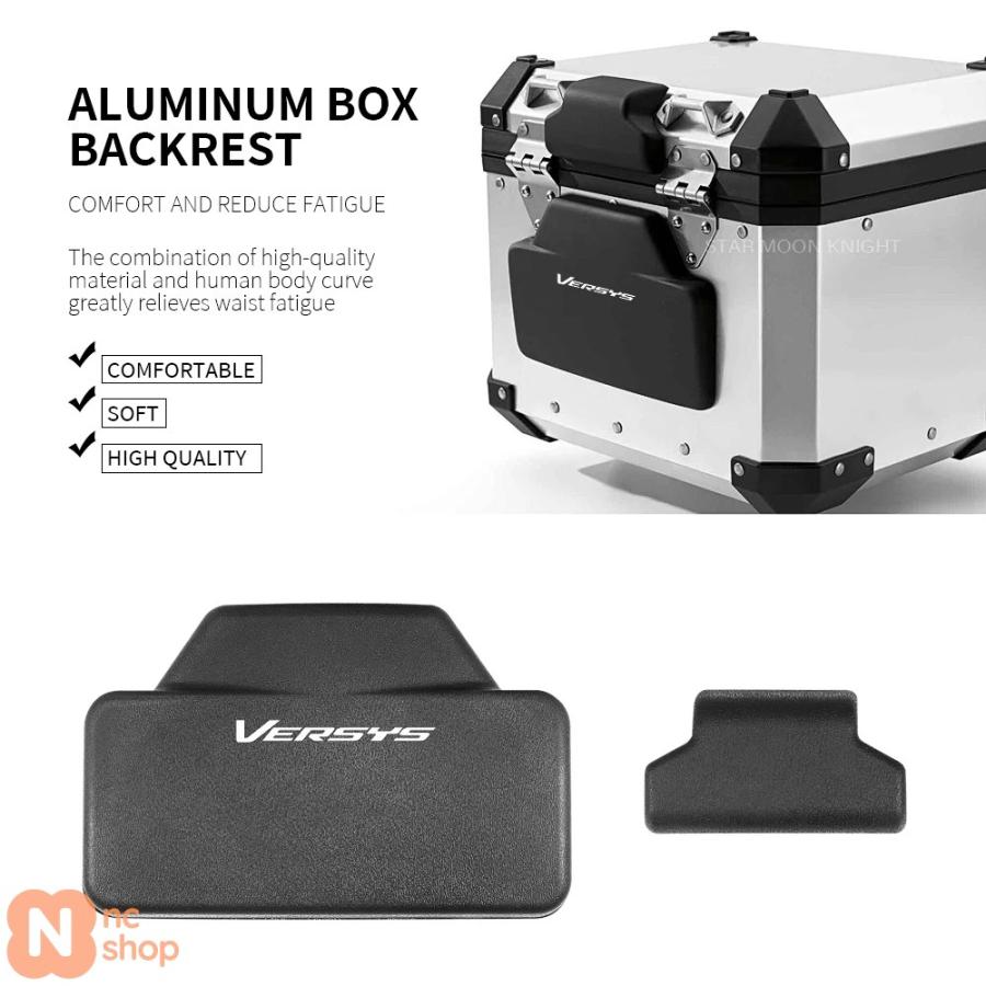 並行輸入品】 バイク リアケースボックスクッションバックレストトップ