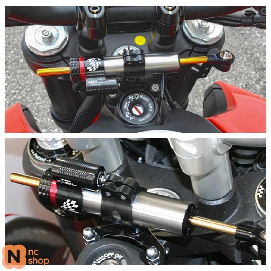 並行輸入品】 バイクステアリングダンパー ドゥカティ ハイパー