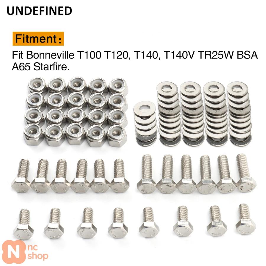 ボンネビルt120 BAAK フェンダーキット 並行輸入品】 フェアリング フェンダー ネジ ボルト キット セット