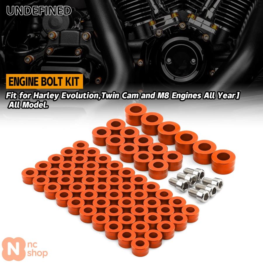 62PCS バイクエンジンボルトキャップカバー ハーレーツーリング 62PCS バイクエンジンボルトキャップカバー ハーレーツーリング