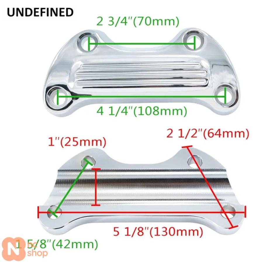 並行輸入品】 1インチ 25MMハンドルバー用トップクランプ