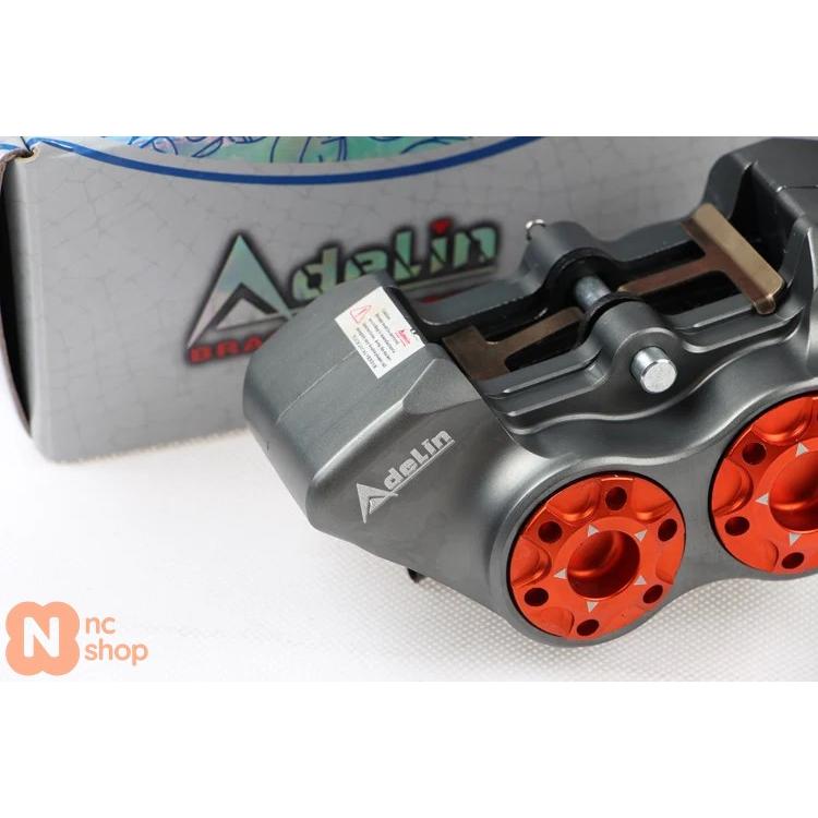 【並行輸入品】 ADELIN ADL11 バイクフロントブレーキキャリパー 4ピストン HF6 油圧ディスクキャリパーポンプ WISP RSZ ヤマハ カワサキ ホンダの画像