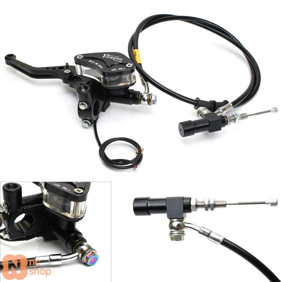 並行輸入品】 22MM バイク CNC 油圧クラッチ キット レバー マスター