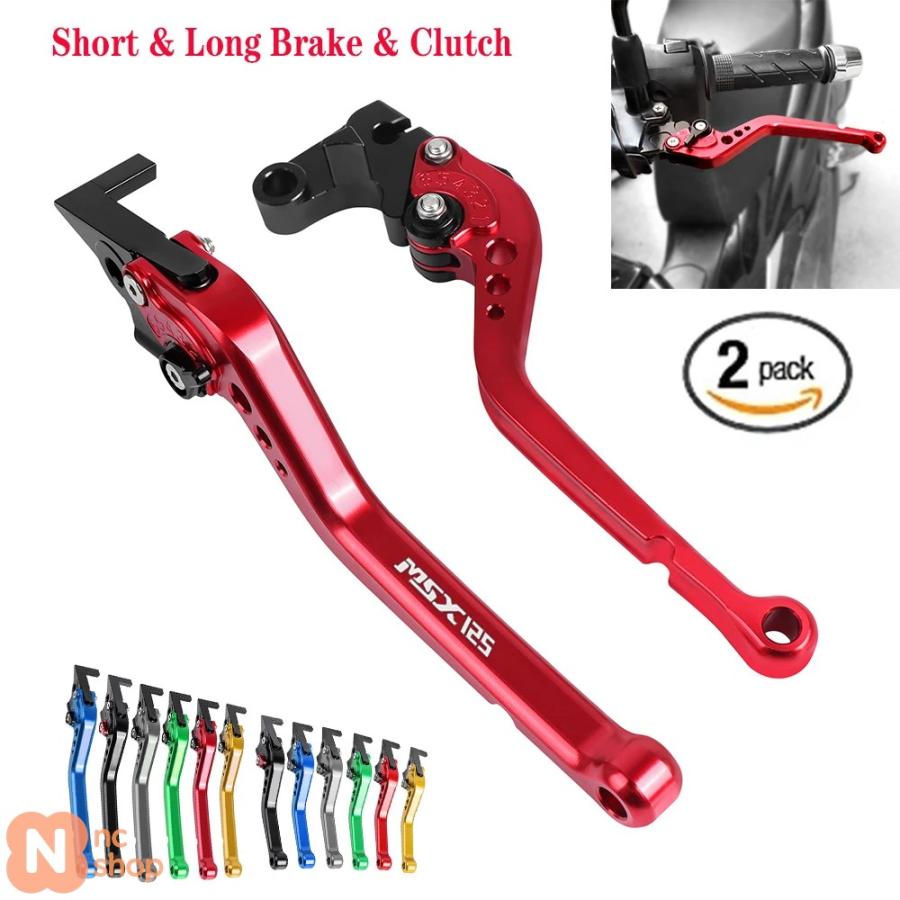 Einstellbare Brems- & Kupplungshebel Aus CNC-Alu Für Honda MSX125 GROM 2013-2023