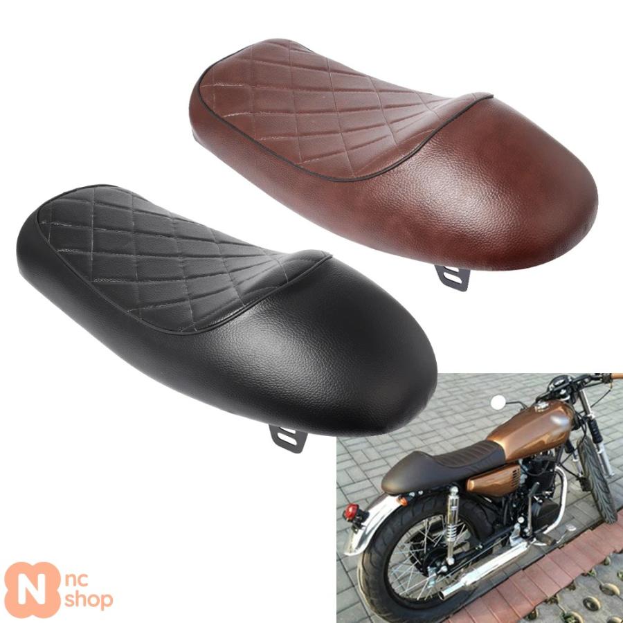 並行輸入品】 バイク汎用 カフェレーサーシート カスタムビンテージ