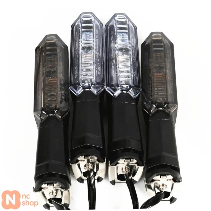 TXDBD Indicateurs Virage Clignotant De Moto Pour K&awasaki ER-6N