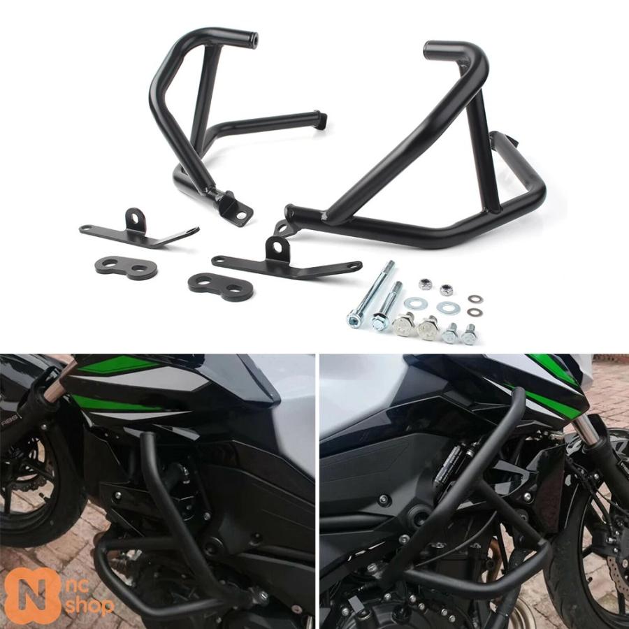 並行輸入品】 バイクエンジンガード クラッシュバー バンパーセット