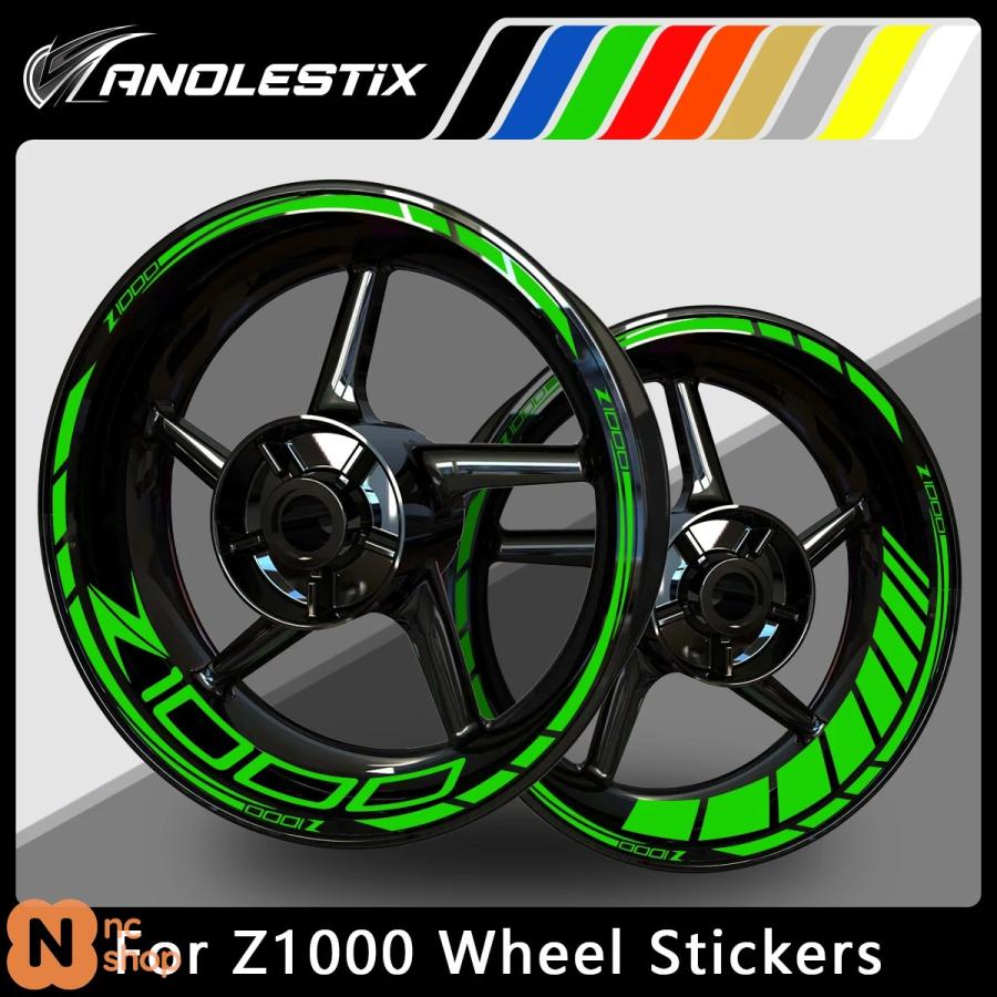 並行輸入品】 ANOLESTIX反射バイクホイールステッカーハブデカールリム