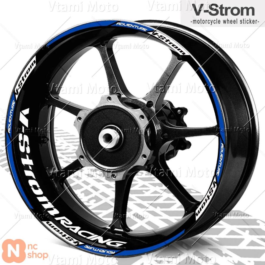 並行輸入品】 反射式バイク ホイールステッカー バイク リムデカール V