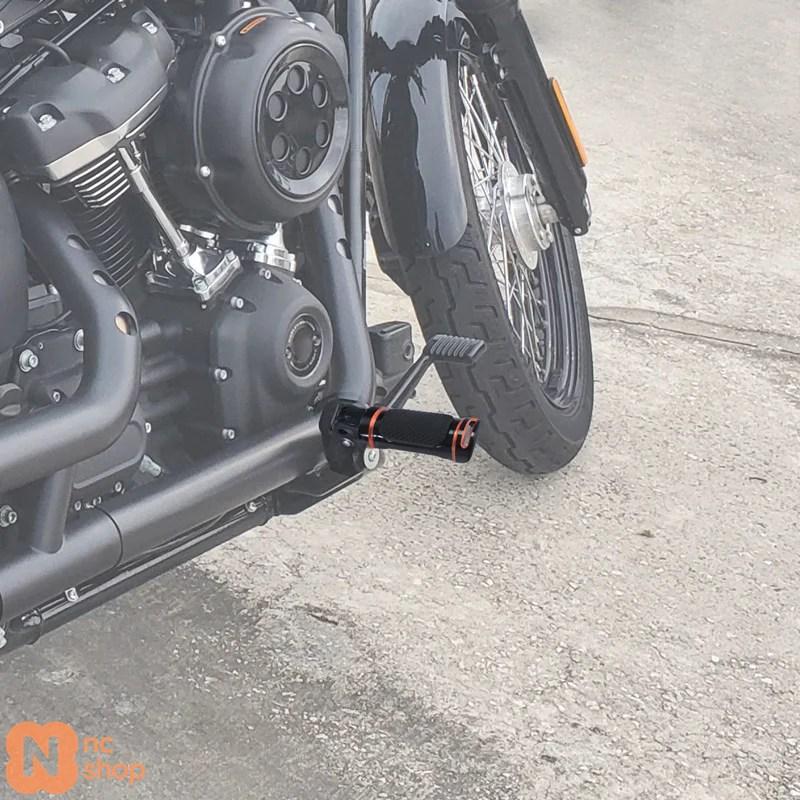 【並行輸入品】 フロントライダーフットペグフットレスト ハーレースポーツグライドFLSB 2018-2021 ローライダーFXLR ブレイクアウト114 FXBRS 2020 ソフテイ_5