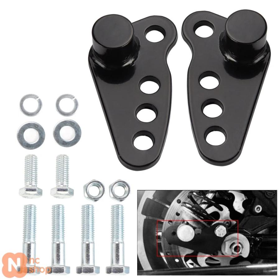 並行輸入品】 バイク リア調整式ローダウンキット 1-3 ハーレー