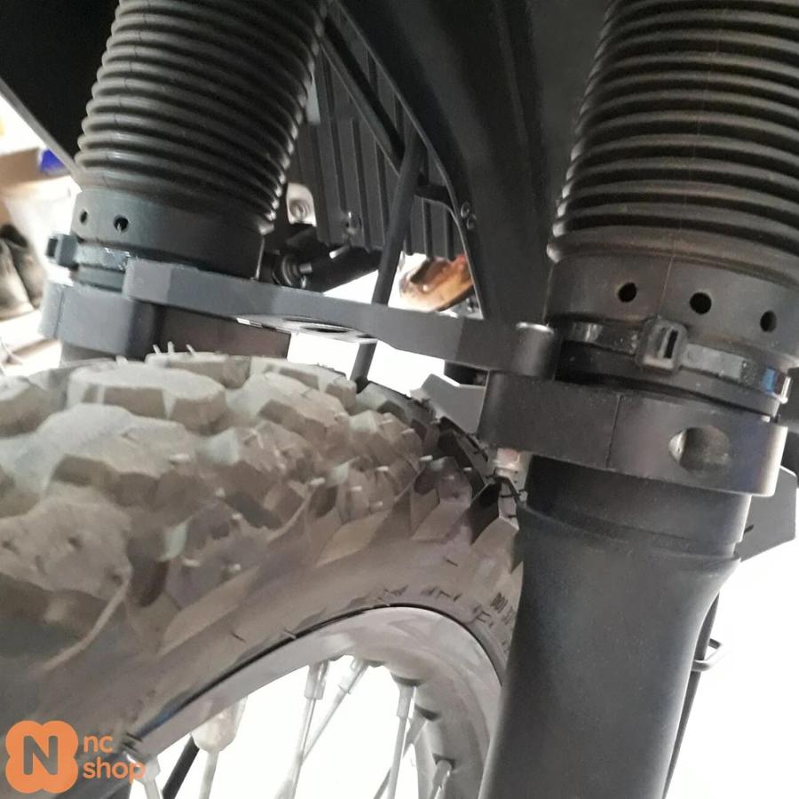 【並行輸入品】 フォークスタビライザー カワサキ KLR650 1987-37803 バイク フロントフォークブラケット アルミブラケットの画像
