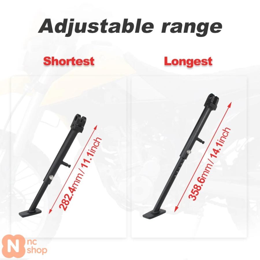 【並行輸入品】 バイク キックスタンド 製サイドスタンド カワサキ KLX250 2018-2020 KLX250S 2009-2024 KLX300 2021-2024_4