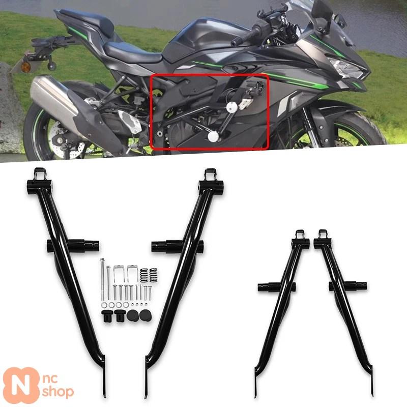 並行輸入品】 2024年 ZX4R バイク エンジンガード クラッシュバー