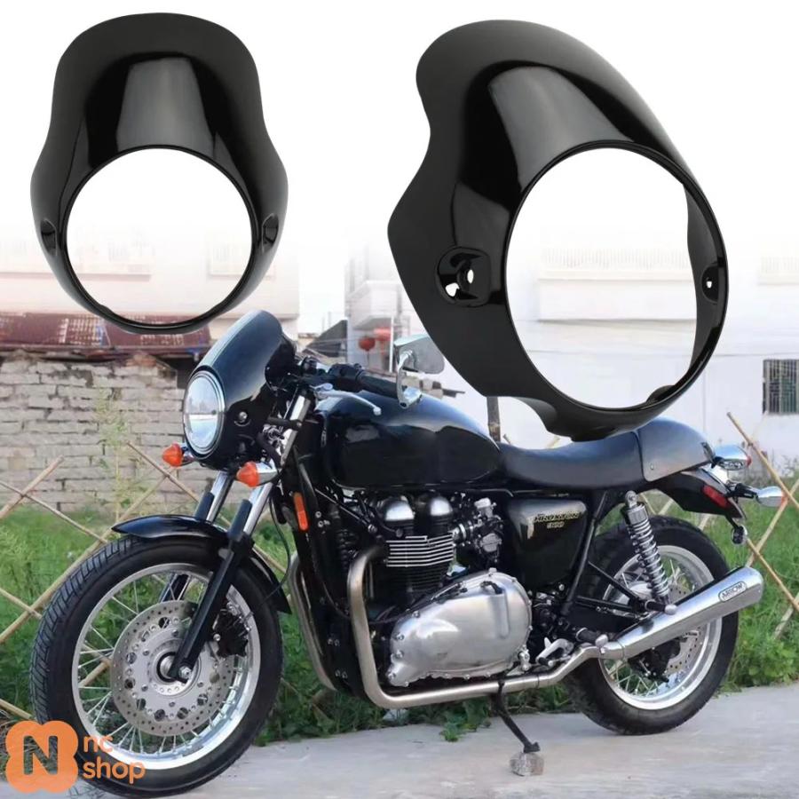 並行輸入品】 トライアンフ ボンネビル T100 T120 ヘッドライト カフェ