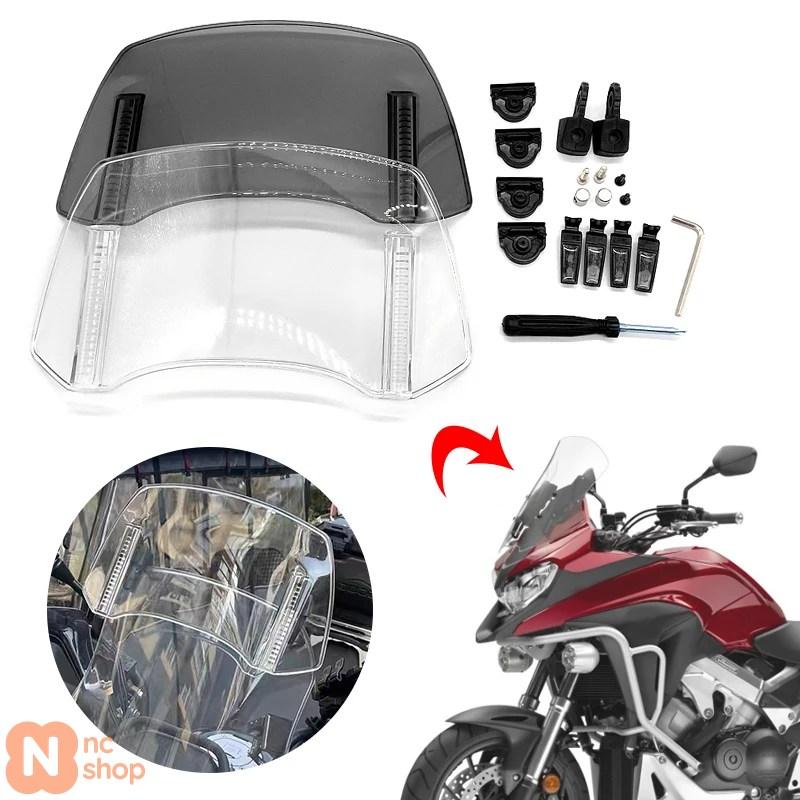 並行輸入品】 2023年 VFR800X VFR1200X バイク ウィンドシールド延長
