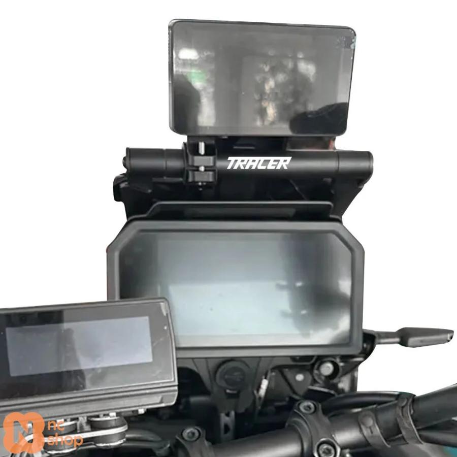 【並行輸入品】2025 TRACER 9GT PLUS ナビゲーションGPSフォンホルダーハンドルバーエクステンションサポートサットブラケット ヤマハ TRACER 9 GT 2024用_5