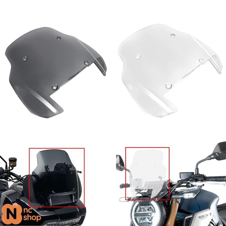 並行輸入品】バイク 二輪 スモーク/クリア 11インチ ウィンドシールド