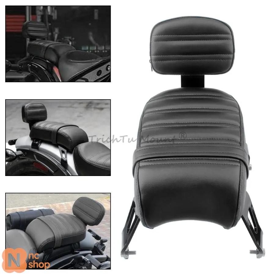 並行輸入品】バイクアクセサリー 助手席 バックレスト リア