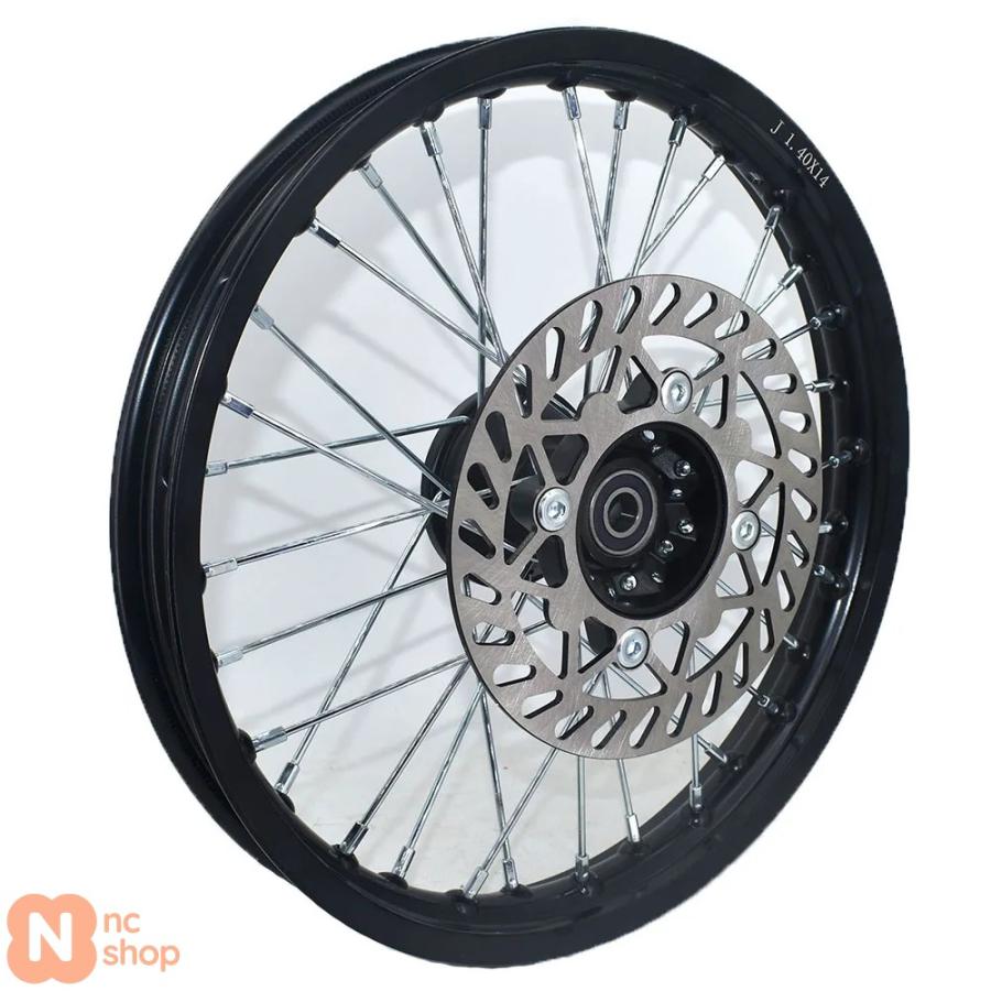 並行輸入品】1.40-14 インチフロント合金ホイールリム 190MM ブレーキ