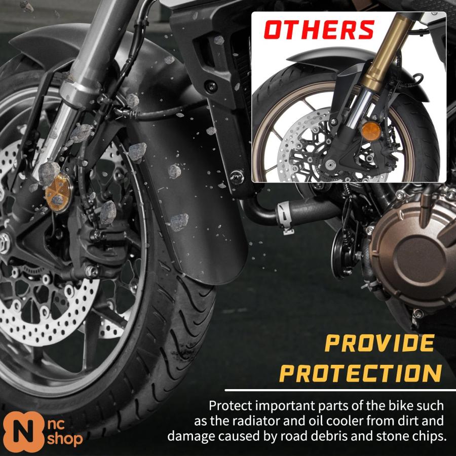 【並行輸入品】ホンダCB650R CBR650R CB 2019-2022 フロントホイールハガー フェンダー マッドガード マッド_5
