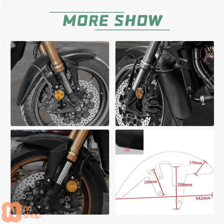 【並行輸入品】ホンダCB650R CBR650R CB 2019-2022 フロントホイールハガー フェンダー マッドガード マッド_6