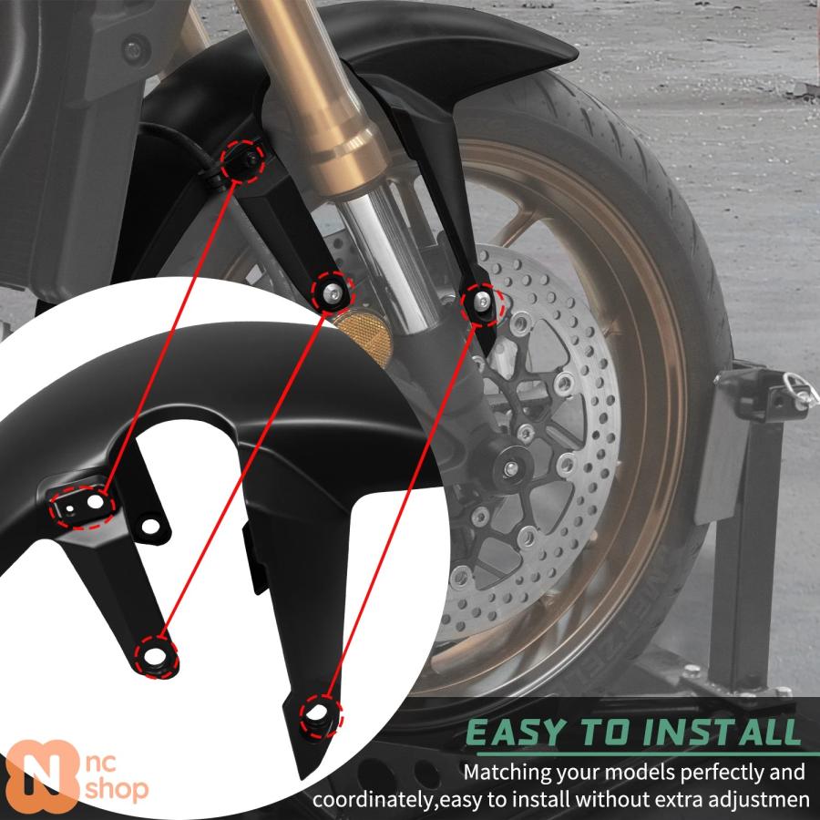 【並行輸入品】ホンダCB650R CBR650R CB 2019-2022 フロントホイールハガー フェンダー マッドガード マッド_8
