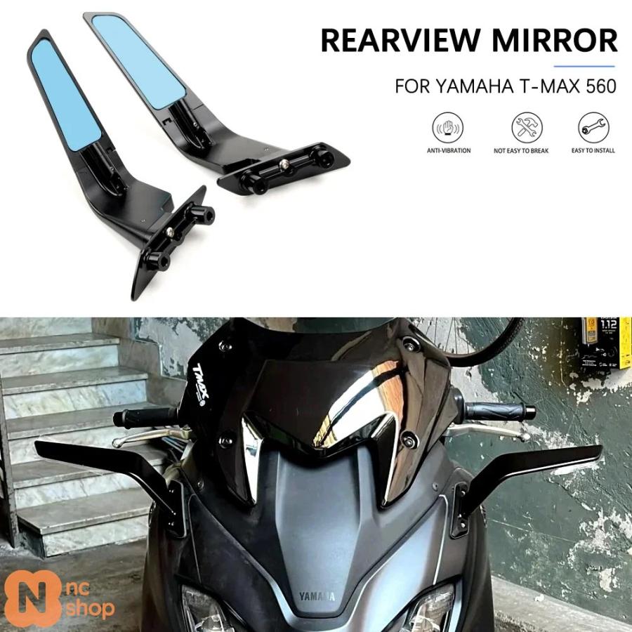 並行輸入品】バイクアクセサリー アルミミラー TMAX 560 2022-2024