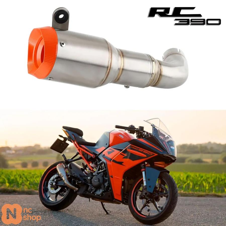 並行輸入品】KTM RC390 2022-2024年式 スリップオンバイクエキゾースト