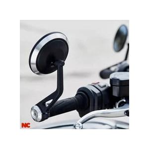 並行輸入品】バイクハンドルバーリアビューハンドルバーエンドミラー