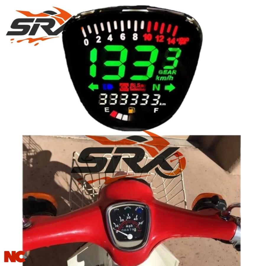 並行輸入品 ホンダ スーパーカブ C50 C70 C90 バイク 二輪用 LCD