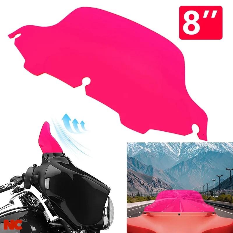 並行輸入品 レッド バイク用ウインドシールド ウィンドスクリーン 