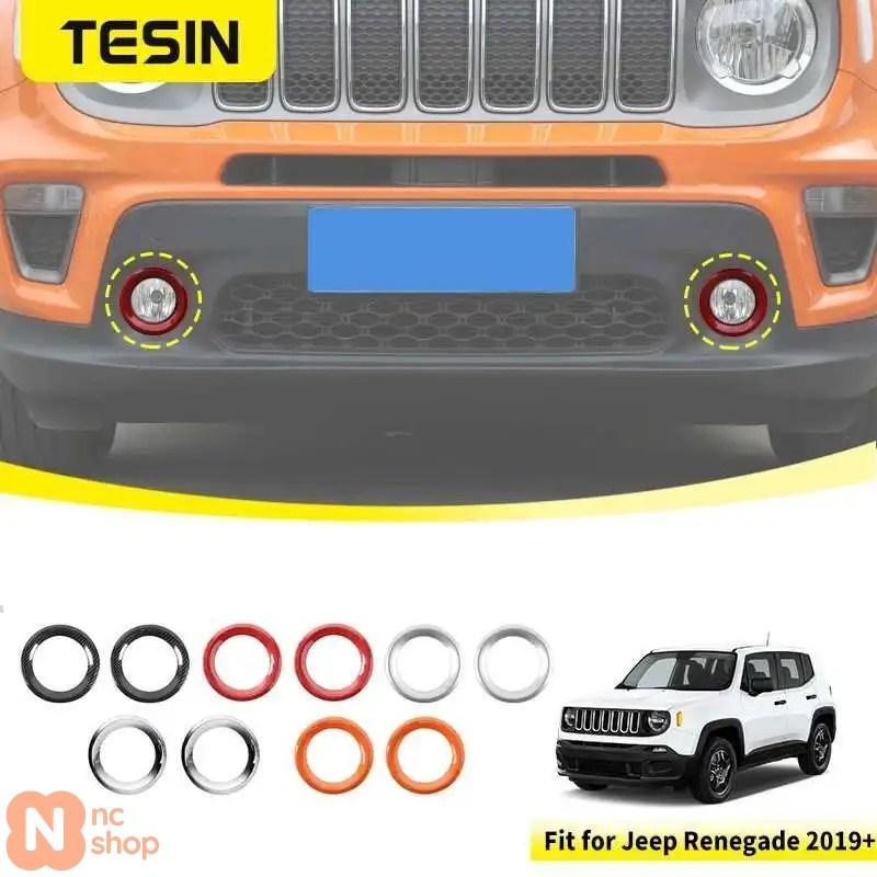 自動車用 フロントグリル フォグランプ付き 並行輸入品】 フロントフォグランプ 装飾リングカバー ジープ