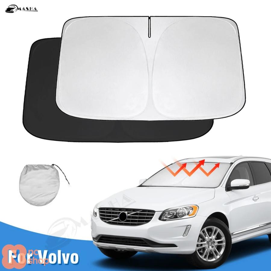 ボルボ　xc60 volvo サンシェード　フルセット Amazon | 【2022新登場】ボルボ XC60フロントサンシェード 10本