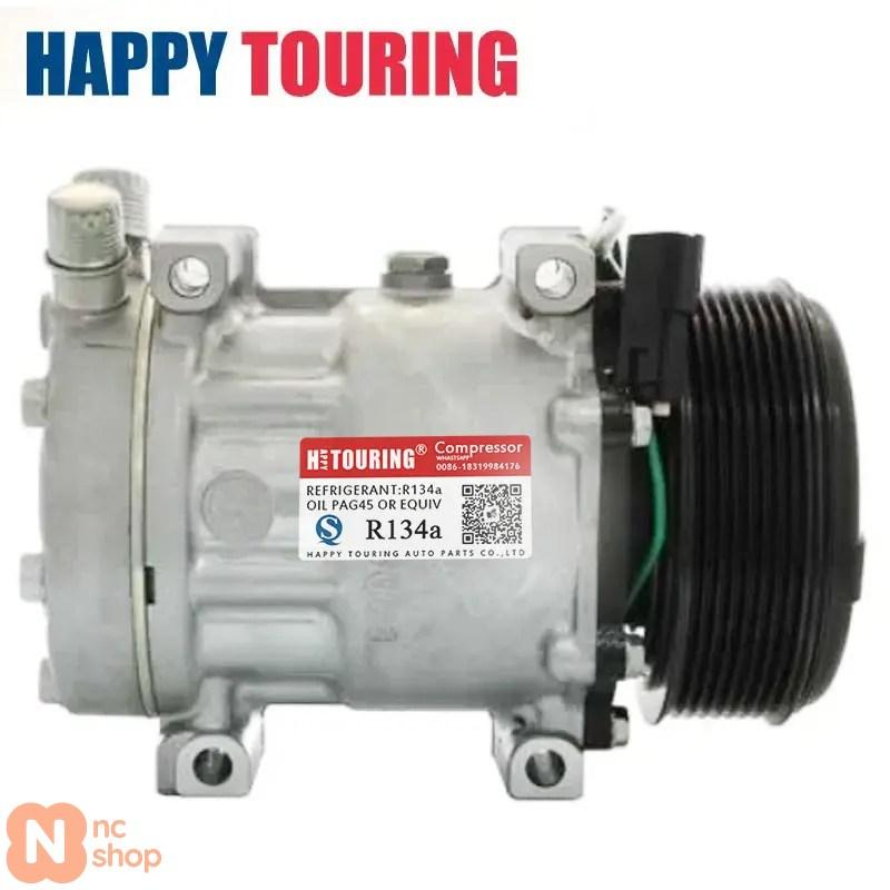 Sanden SD7H15 エアコンコンプレッサー 並行輸入品】SANDEN SD7H15 ACコンプレッサー用 24V 12V 119MM PV8