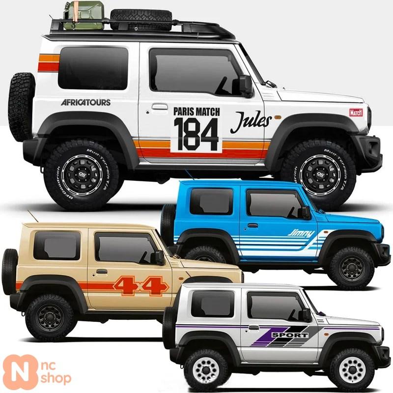 並行輸入品】スズキ・ジムニー用 サイドスカートステッカー 自動車用