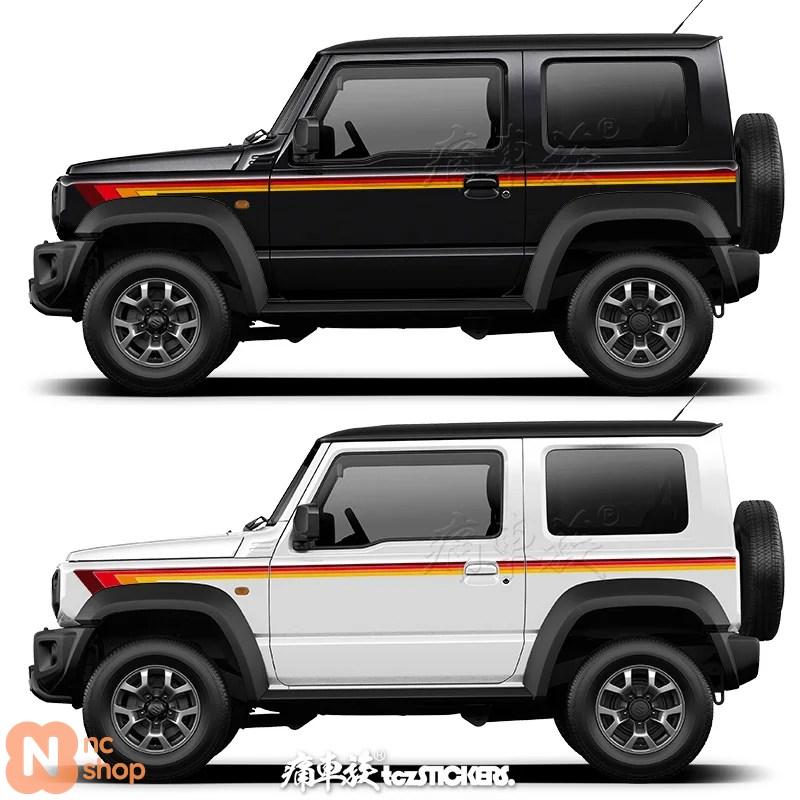 並行輸入品】スズキ ジムニーステッカー 外装装飾 カスタムスポーツ 
