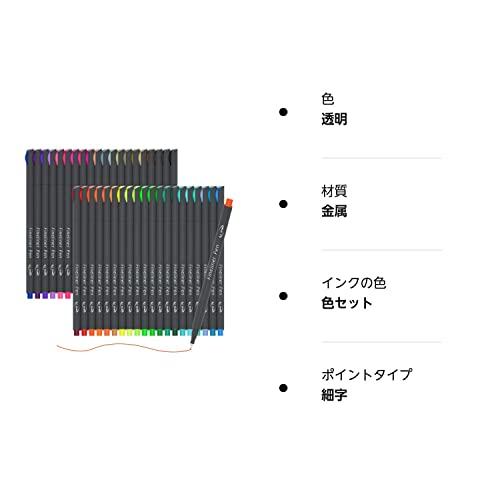 Shuttle Art カラーペン 水性 0.4ｍｍ極細 46色セット｜nc-shop｜09