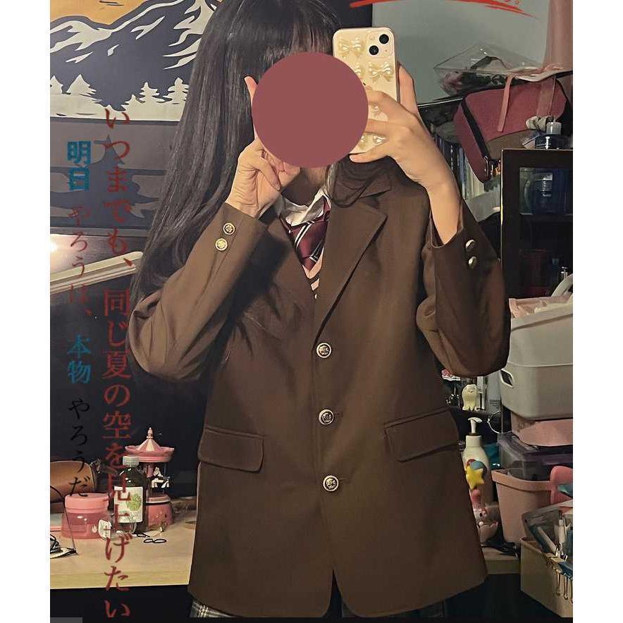 制服　ブレザー　女子高生ジャケット 紺￥/ブラック.大きいサイズ 制服スクールブレザー　スクール ジャケット　JK制服ブレザー　定番 高校生 学生 中学｜nchocostore｜12