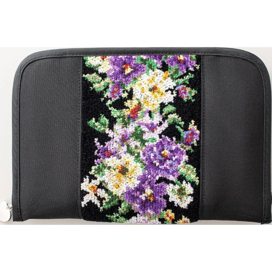 高級 ブランド ルコットオーヤ シェニール織 日本製 花柄 お薬手帳 母子手帳 カバー ケース