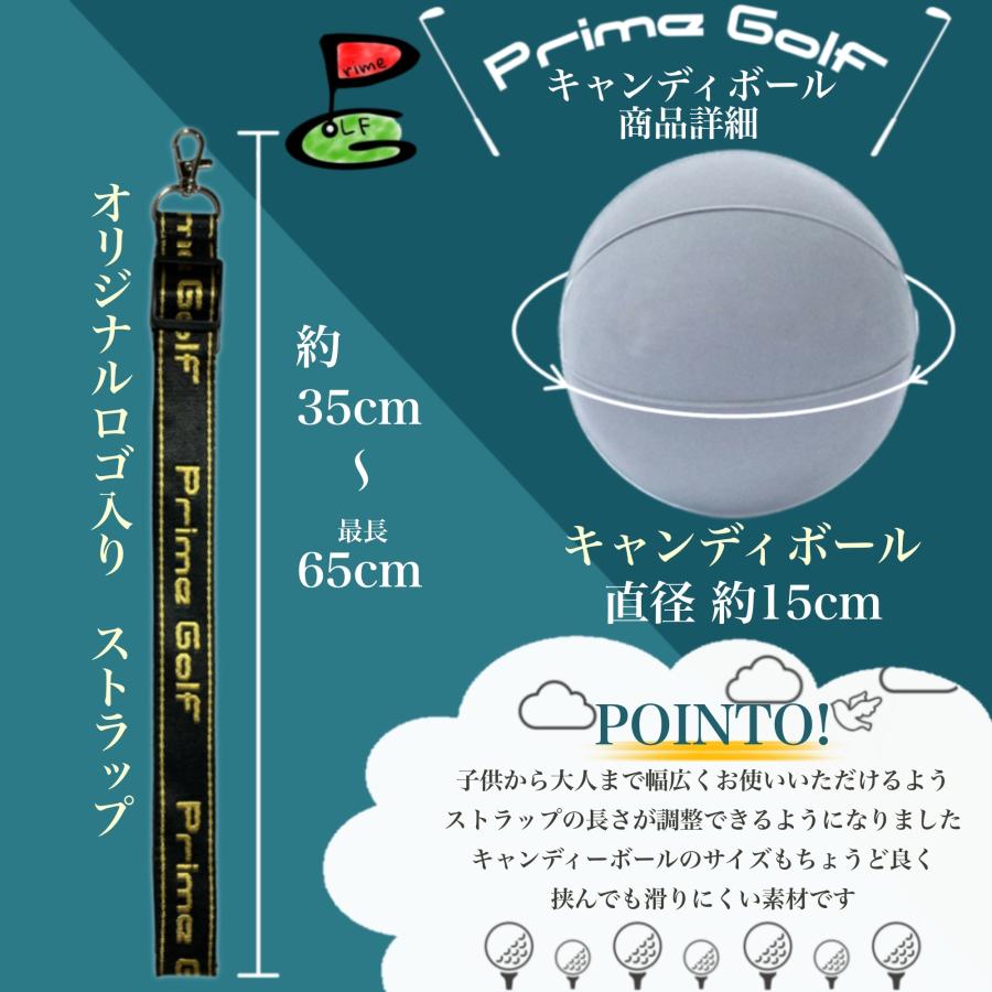 Prime Golf ゴルフ練習器具 ボール スイング 素振り ひも付きボール