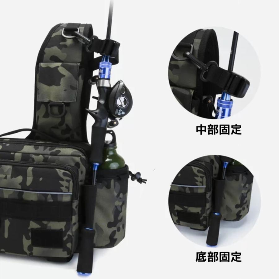 フィッシングバッグ ショルダー 大容量 迷彩 ブラック 釣りバッグ おしゃれ 防水 ロッドホルダー :fbag:Ncolor - 通販 - Yahoo!ショッピング フィッシングバッグ ショルダー 大容量 迷彩 ブラック 釣りバッグ おしゃれ 防水 ロッドホルダー :fbag:Ncolor - 通販 - Yahoo!ショッピング