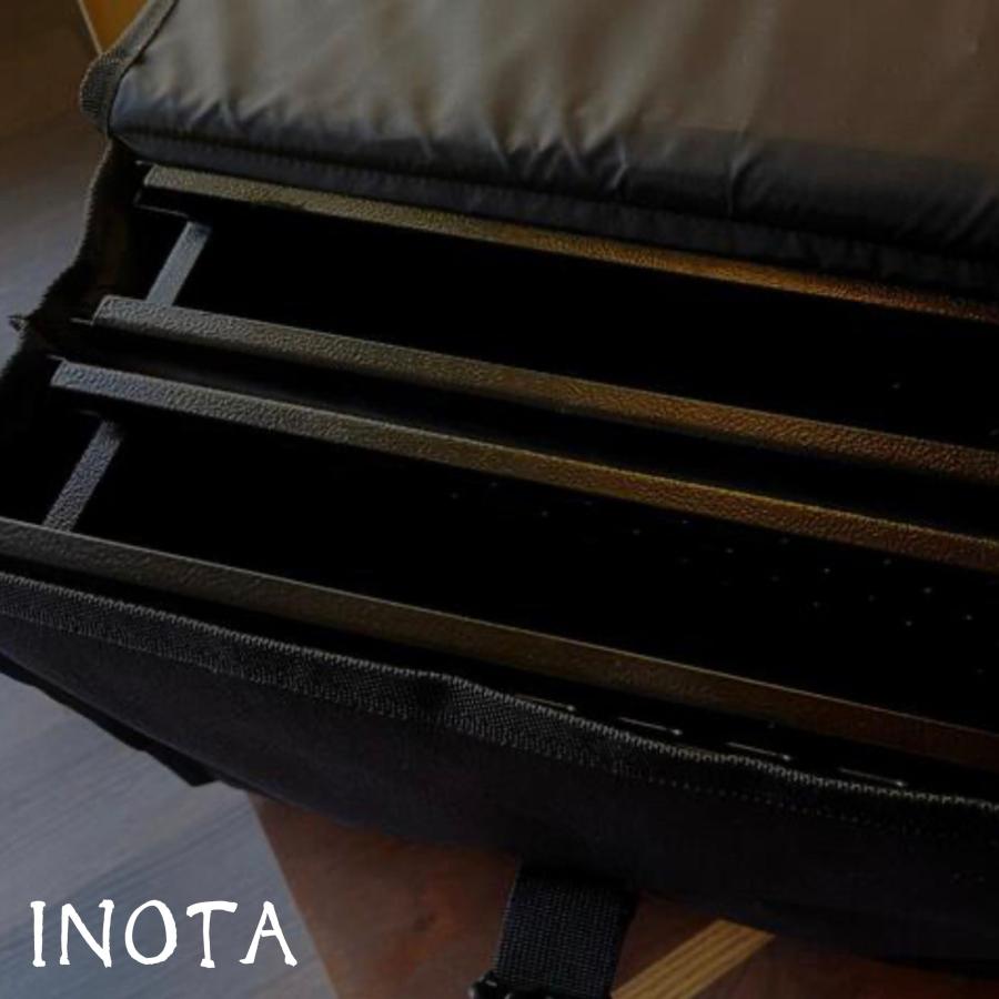 INOTA ブラックデザイン アイアンプレート 収納 防水 バッグ INOTA ブラックデザイン アイアンプレート 収納 防水 バッグ