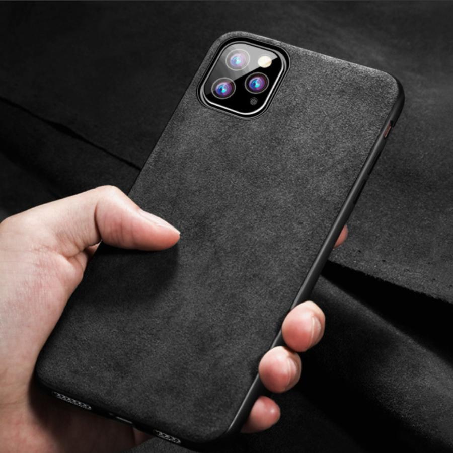 iPhone13 iPhone12 ケース レザー 革 高級 アルカンターラ