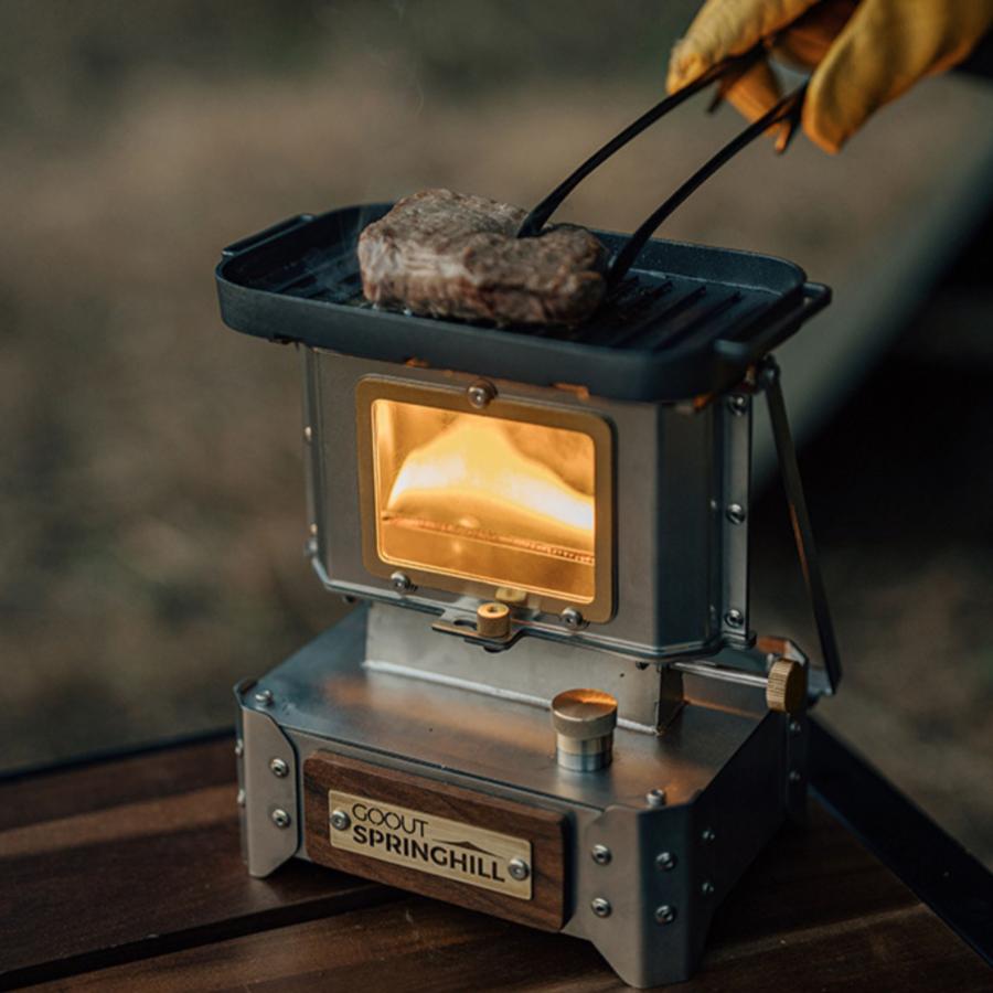 ランタンと真鍮ストーブセット 夏に入手したニッセンストーブ「フリージア」を何とか年内に