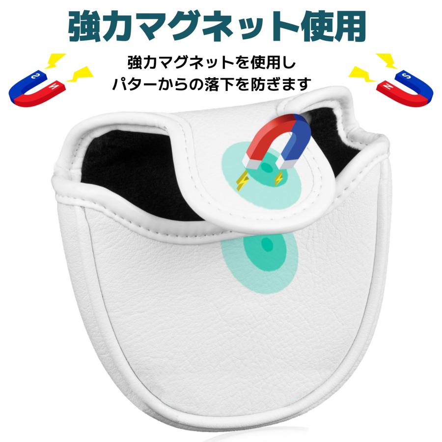 パターカバー ゴルフ ヘッドカバー ピンタイプ ピン型 マレット パターカバー ゴルフ ヘッドカバー ピンタイプ ピン型 マレット