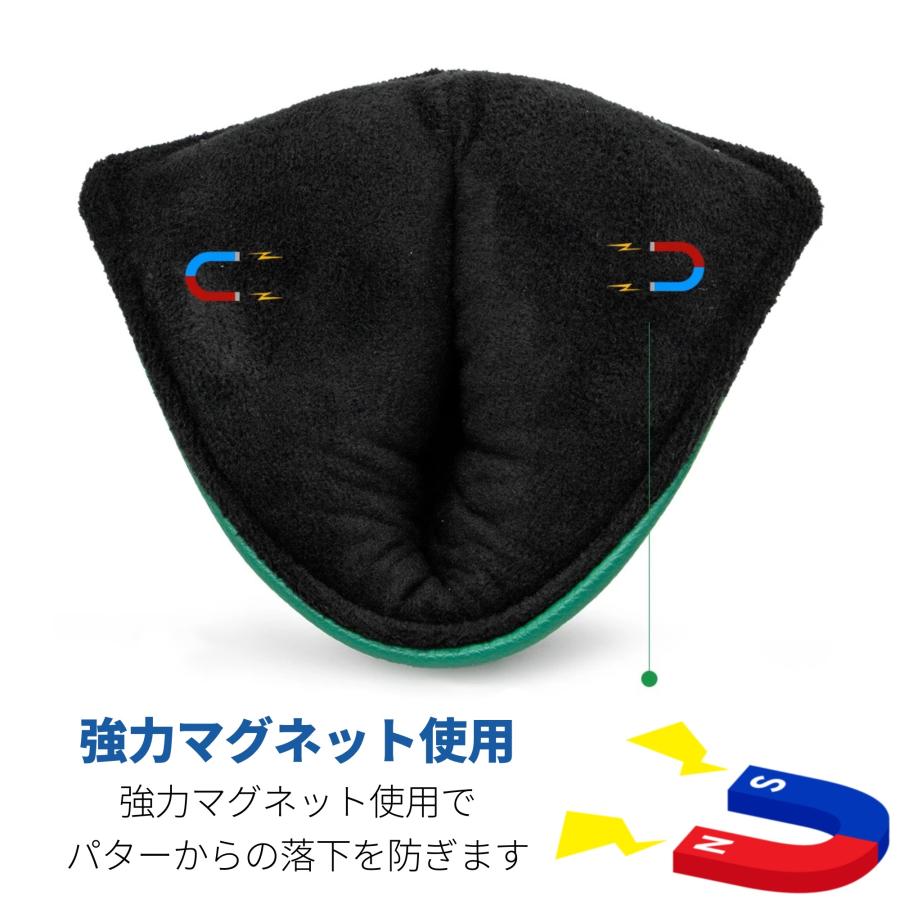 パターカバー ゴルフ ヘッドカバー ピンタイプ ピン型 マレット パターカバー ゴルフ ヘッドカバー ピンタイプ ピン型 マレット